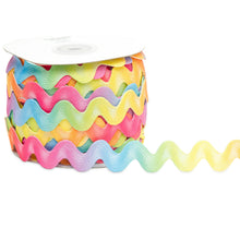 Load image into Gallery viewer, Habicraft - Ric Rac Trim - Rainbow - 15mm Wide x 25m Reel
