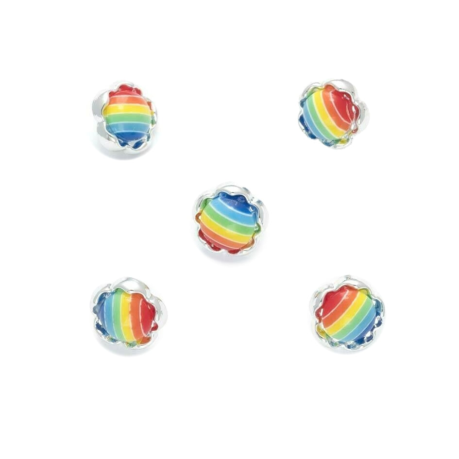 trucraft rainbow buttons