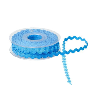 Trucraft - Ric Rac Trim - SKY BLUE - 6mm Wide - 5 Metre Length
