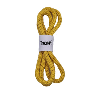 Trucraft - iCord French Knitting Rope - 1m Length - 100% Cotton - 003 Sunflower