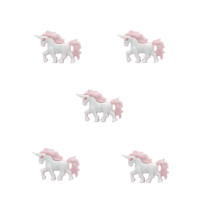 Trucraft - 25mm Pink Unicorn Shank Buttons - Pack of 5