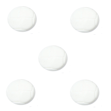 Load image into Gallery viewer, Trucraft - 15mm - Leather Look Football Shank Buttons - Pack of 5 - White
