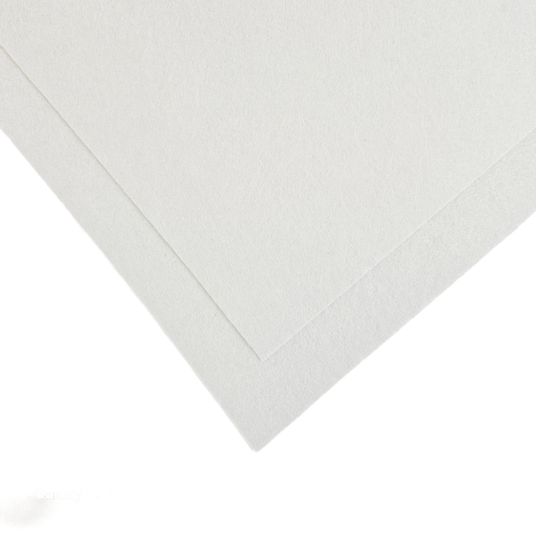 Trucraft - Premium Craft Felt - A4 Sheets - White - Pack of 4