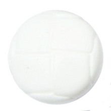 Load image into Gallery viewer, Trucraft - 15mm - Leather Look Football Shank Buttons - Pack of 5 - White
