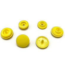 Load image into Gallery viewer, Trucraft Plastic Snaps Size 20 T5 - B07 Glossy Yellow (50 Sets)
