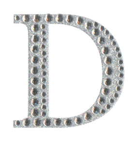 thecraftshop.net - eleganza 5cm glitter rhinestone capital letter d 5060223026701