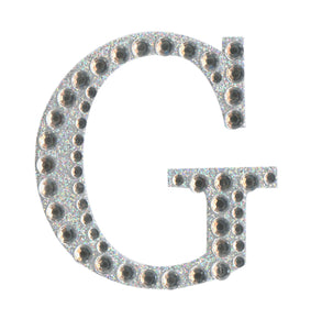 thecraftshop.net - eleganza 5cm glitter rhinestone capital letter g 5060223026732