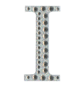 thecraftshop.net - eleganza 5cm glitter rhinestone capital letter i 5060223026756