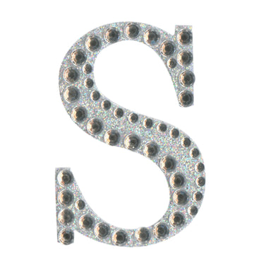 thecraftshop.net - eleganza 5cm glitter rhinestone capital letter s 5060223026855