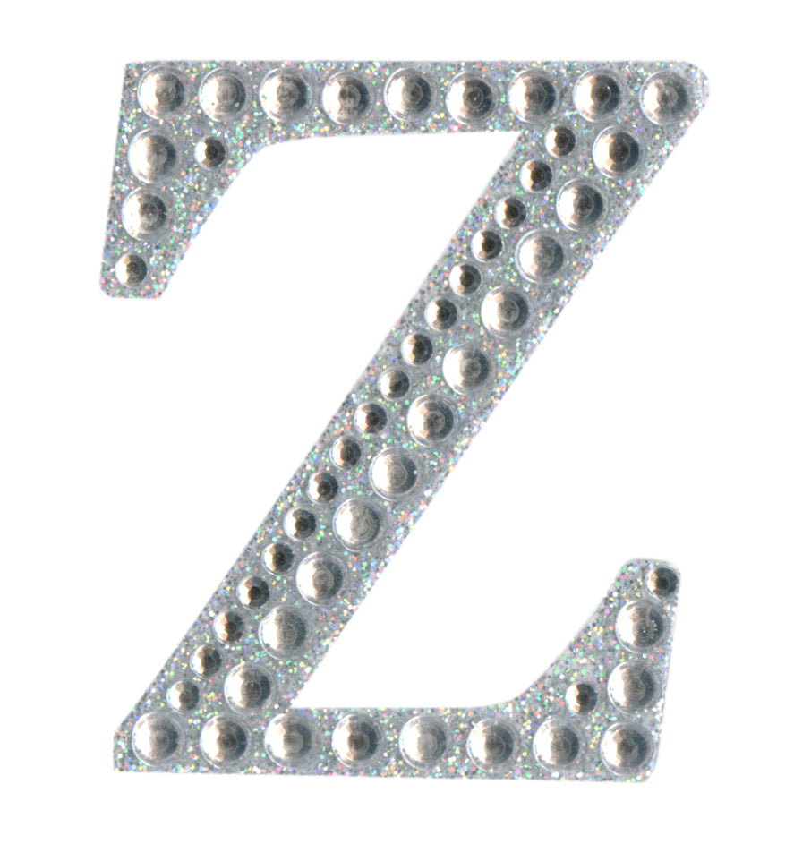 thecraftshop.net - eleganza 5cm glitter rhinestone capital letter z 5060223026923