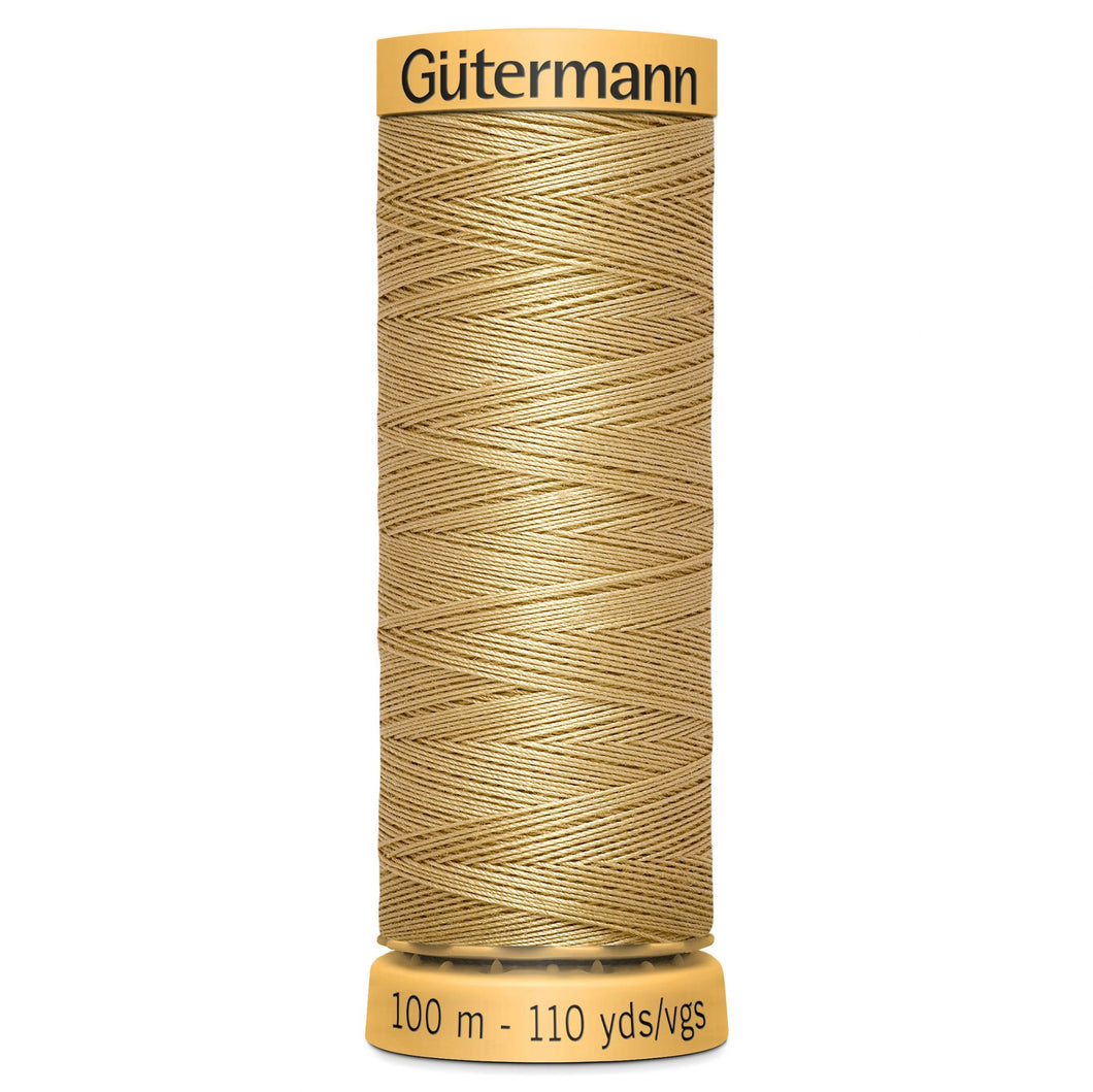 www.thecraftshop.net Gutermann 100% Natural Cotton Sewing Thread - 100m - Col. 1037 Barley
