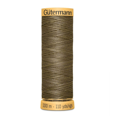 www.thecraftshop.net Gutermann 100% Natural Cotton Sewing Thread - 100m - Col. 1215 Sable