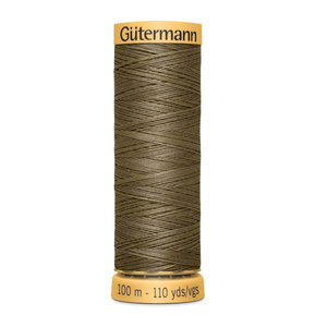 www.thecraftshop.net Gutermann 100% Natural Cotton Sewing Thread - 100m - Col. 1215 Sable