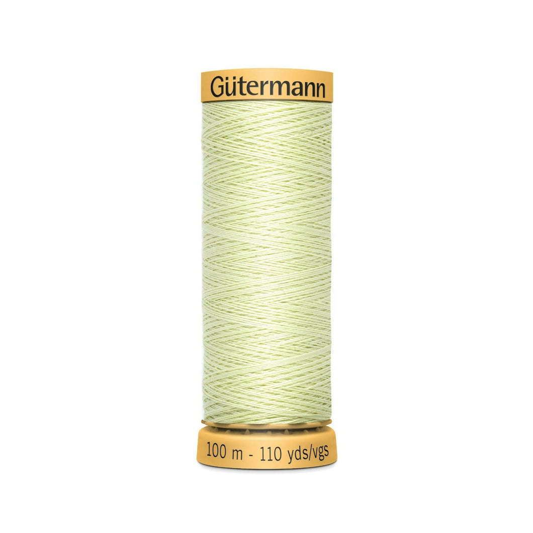 www.thecraftshop.net Gutermann 100% Natural Cotton Sewing Thread - 100m - Col. 128 Tea Green
