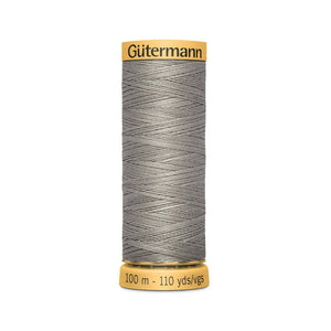www.thecraftshop.net Gutermann 100% Natural Cotton Sewing Thread - 100m - Col. 1316 Mushroom Grey