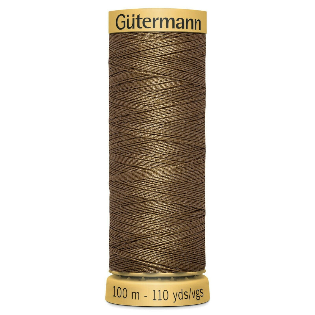 www.thecraftshop.net Gutermann 100% Natural Cotton Sewing Thread - 100m - Col. 1335 Tawny