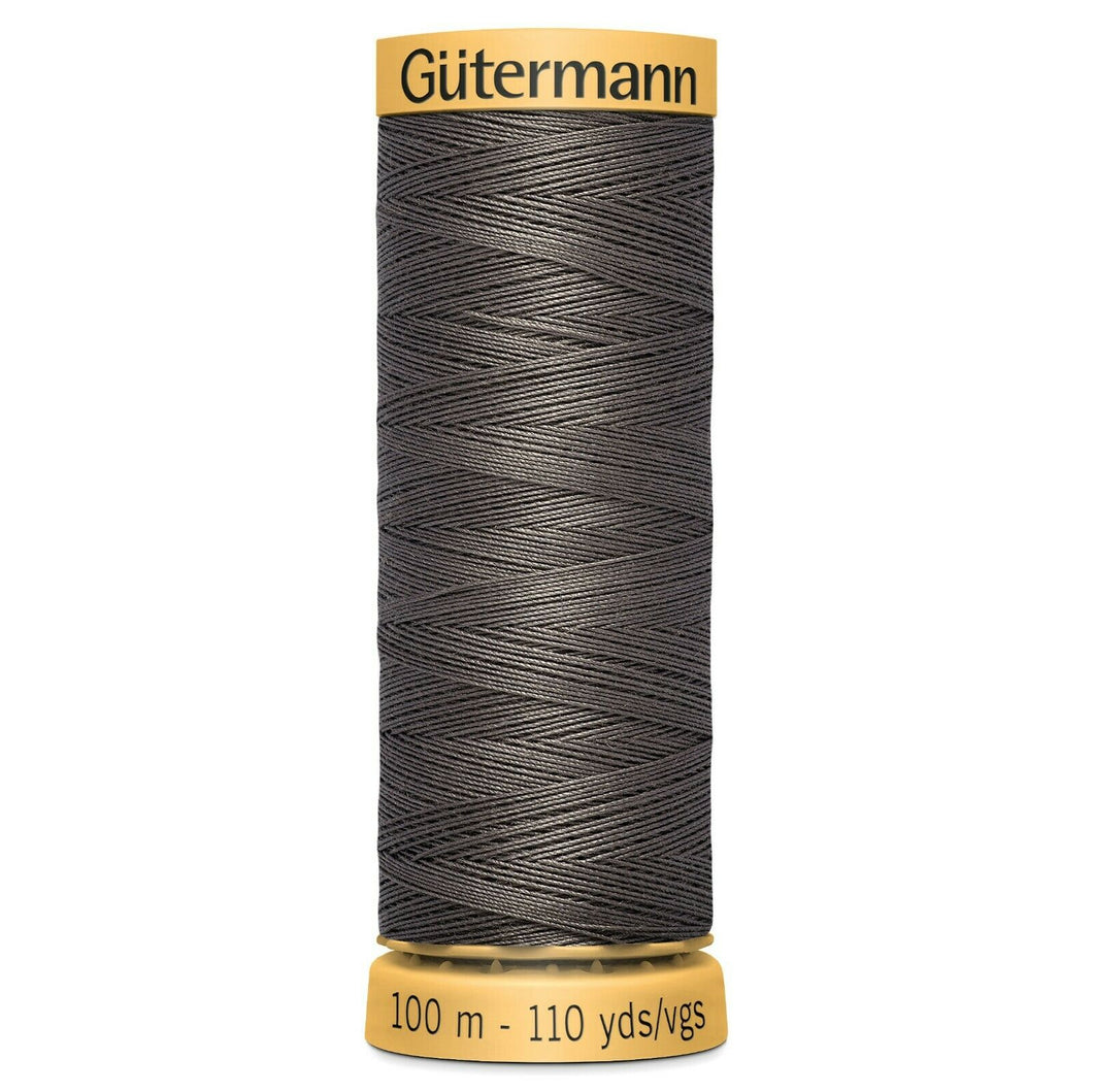 www.thecraftshop.net Gutermann 100% Natural Cotton Sewing Thread - 100m - Col. 1414 Mouse Grey