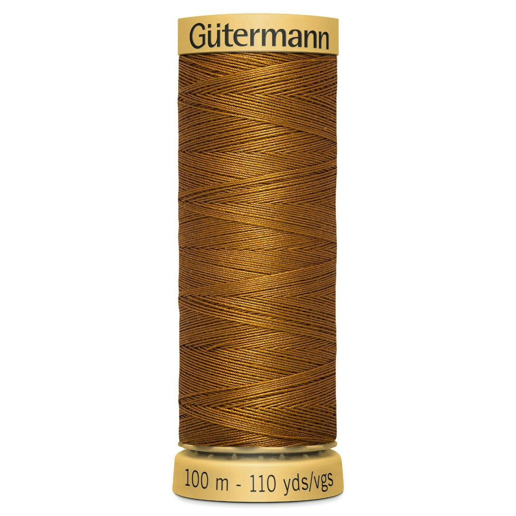 www.thecraftshop.net Gutermann 100% Natural Cotton Sewing Thread - 100m - Col. 1444 Burnt Pumpkin