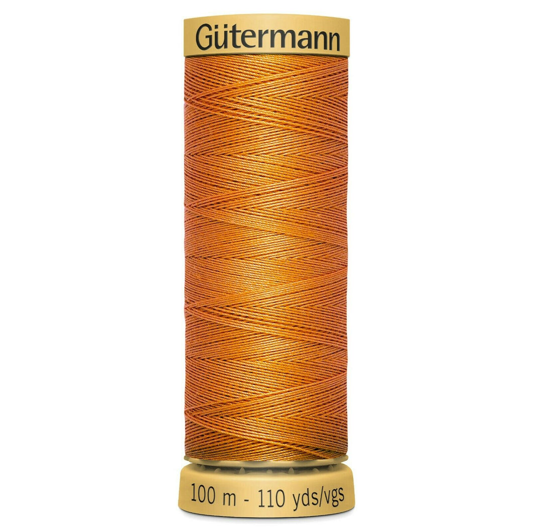 www.thecraftshop.net Gutermann 100% Natural Cotton Sewing Thread - 100m - Col. 1576 Tiger