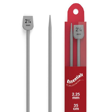 www.thecraftshop.net Whitecroft Essentials - 35cm Knitting Needles - Single Point - 2.25mm / UK13