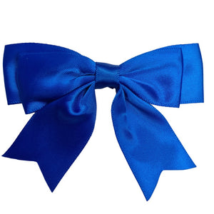 thecraftshop.net Trucraft - Satin Ribbon Double Craft Bows - 8.5cm Wide - Pack of 5 - Royal Blue