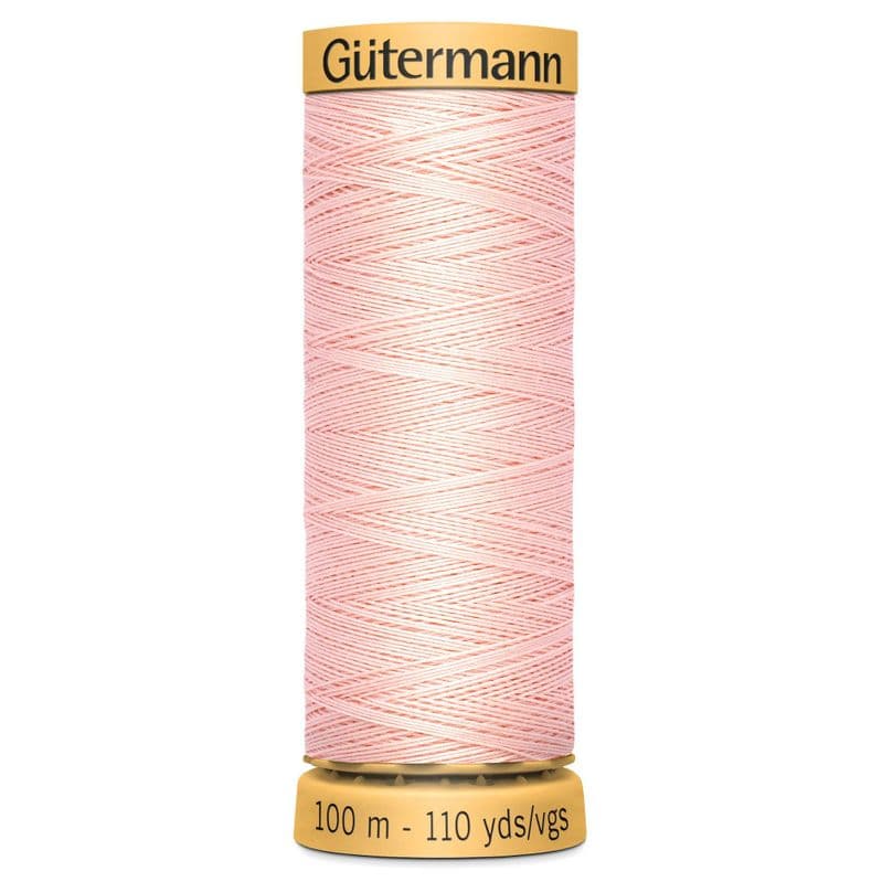 www.thecraftshop.net Gutermann 100% Natural Cotton Sewing Thread - 100m - Col. 2228 Baby Pink