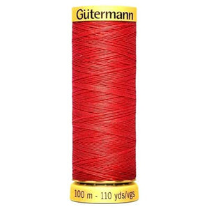 www.thecraftshop.net Gutermann 100% Natural Cotton Sewing Thread - 100m - Col. 2255 Candy Red