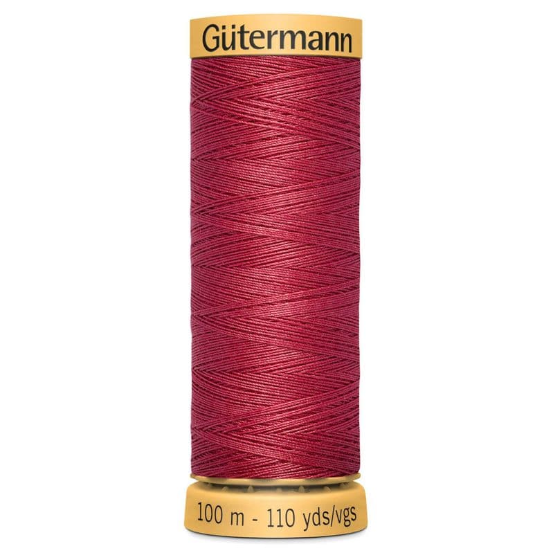 www.thecraftshop.net Gutermann 100% Natural Cotton Sewing Thread - 100m - Col. 2454 Raspberry
