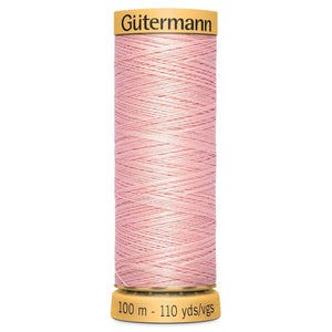 www.thecraftshop.net Gutermann 100% Natural Cotton Sewing Thread - 100m - Col. 2538 Candy Pink