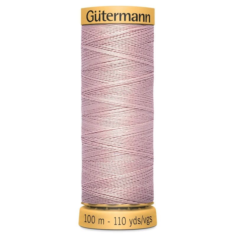 www.thecraftshop.net Gutermann 100% Natural Cotton Sewing Thread - 100m - Col. 3117 Antique Pink