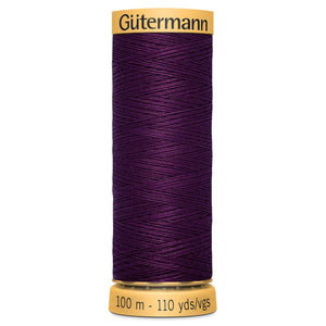 www.thecraftshop.net Gutermann 100% Natural Cotton Sewing Thread - 100m - Col. 3832 Aubergine