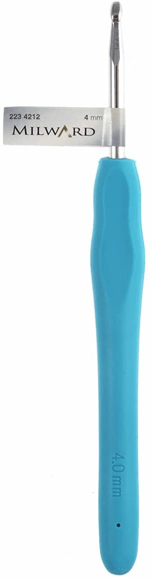 www.thecraftshop.net Milward - Soft Grip Ergonomic Crochet Hook - 4mm