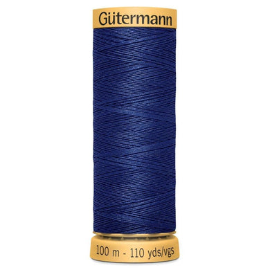 www.thecraftshop.net Gutermann 100% Natural Cotton Sewing Thread - 100m - Col. 5123 Oxford Blue