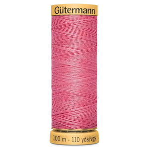 www.thecraftshop.net Gutermann 100% Natural Cotton Sewing Thread - 100m - Col. 5128 Bubblegum Pink