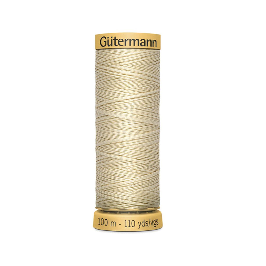www.thecraftshop.net Gutermann 100% Natural Cotton Sewing Thread - 100m - Col. 519 Sea Shell