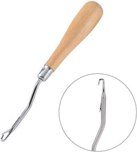 Load image into Gallery viewer, Trucraft - Wooden Latch Hook - 16cm - for Rug Making Tufting Crochet
