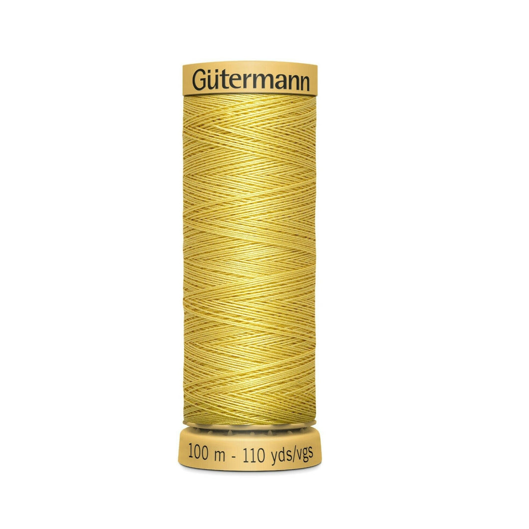 www.thecraftshop.net Gutermann 100% Natural Cotton Sewing Thread - 100m - Col. 548 Canary Yellow