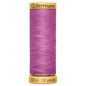 www.thecraftshop.net Gutermann 100% Natural Cotton Sewing Thread - 100m - Col. 6000 French Rose