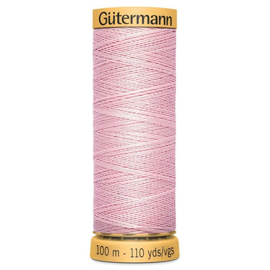 ww.thecraftshop.net Gutermann 100% Natural Cotton Sewing Thread - 100m - Col. 6044 Fondant Pink