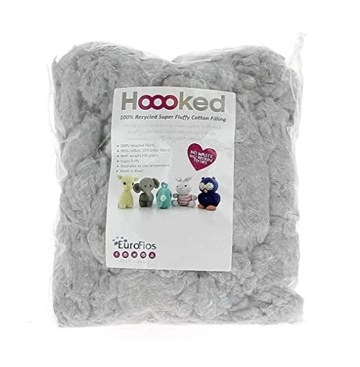 Hoooked - 100% Recycled Cotton Filling Stuffing - 250g - Medium