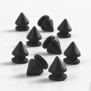 Jewellery Maker - Studs / Rivets - Black - 8mm x 10mm - Pack of 40