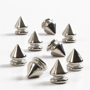 thecraftshop.net Jewellery Maker - Studs / Rivets - Silver - 8mm x 10mm - Pack of 40