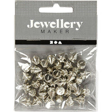 Load image into Gallery viewer, thecraftshop.net Jewellery Maker - Studs / Rivets - Silver - 8mm x 10mm - Pack of 40
