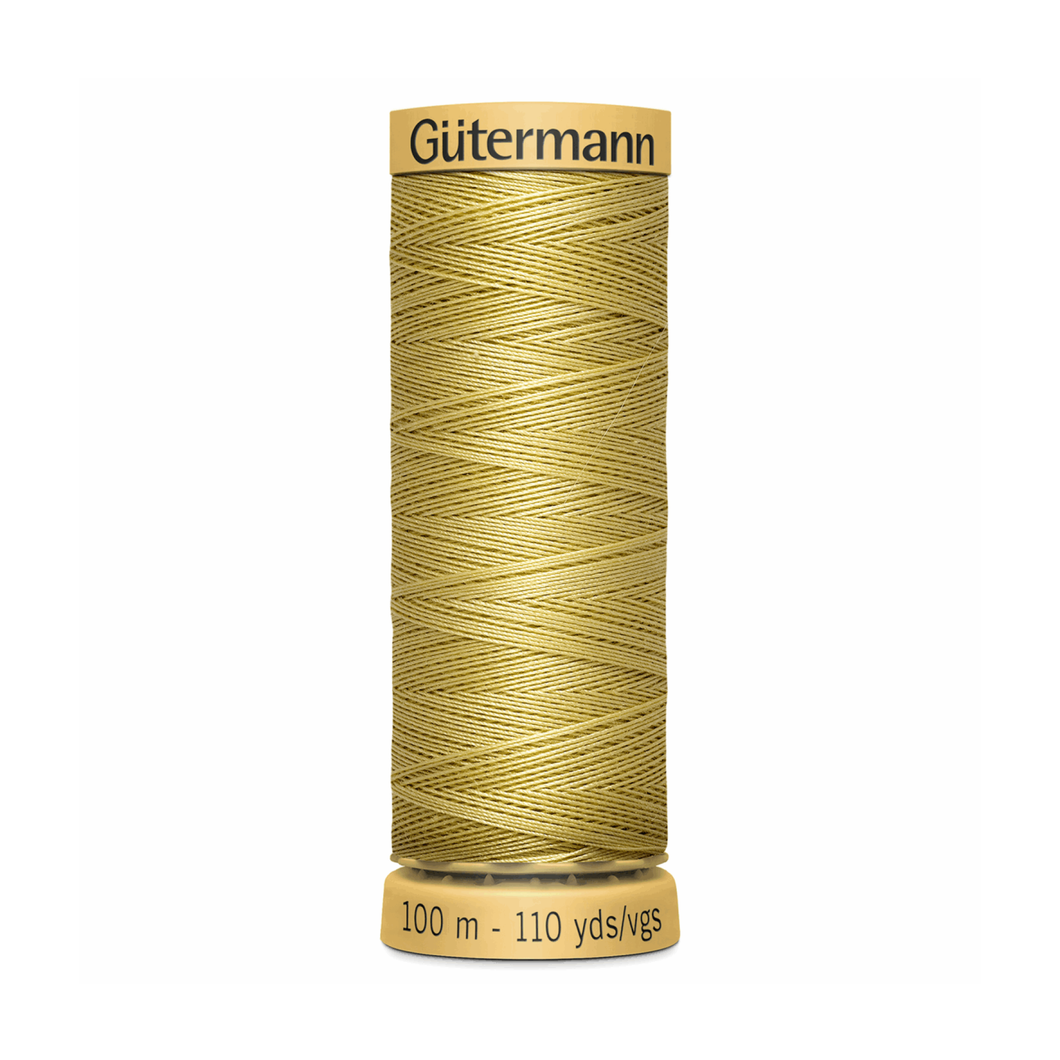 www.thecraftshop.net Gutermann 100% Natural Cotton Sewing Thread - 100m - Col. 638 Butterscotch