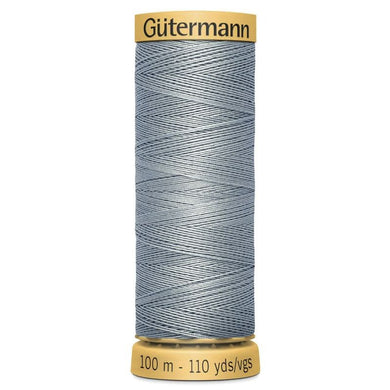 www.craftshop.net Gutermann 100% Natural Cotton Sewing Thread - 100m - Col. 6506 Concrete