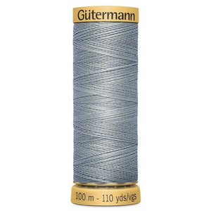 www.craftshop.net Gutermann 100% Natural Cotton Sewing Thread - 100m - Col. 6506 Concrete