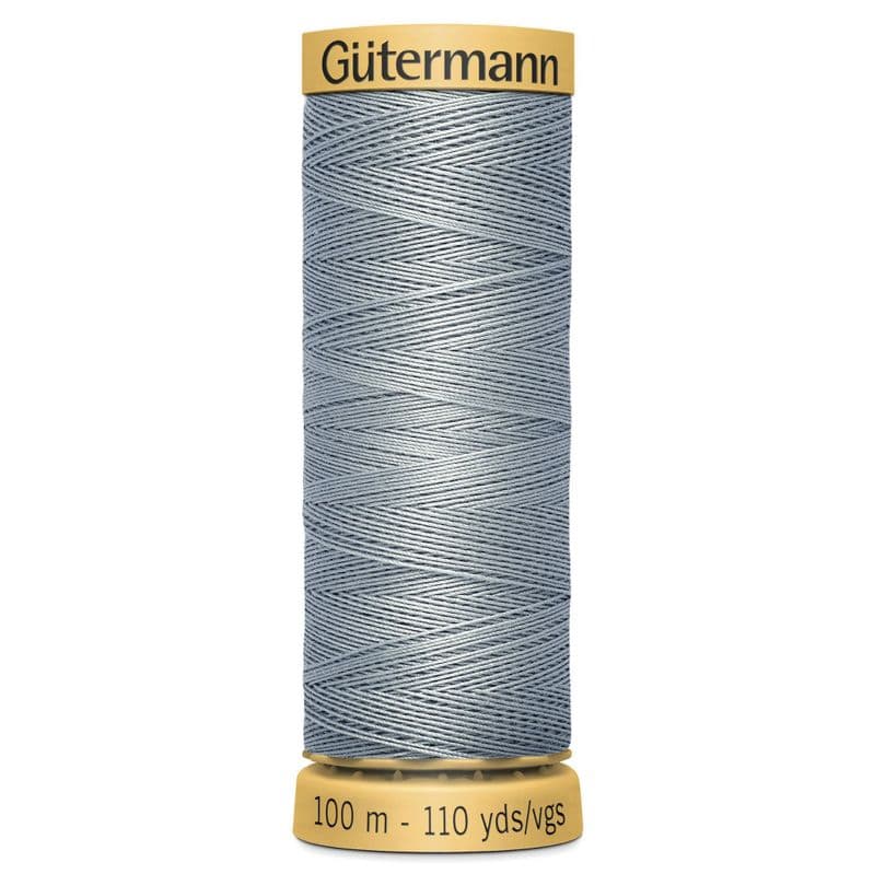 www.craftshop.net Gutermann 100% Natural Cotton Sewing Thread - 100m - Col. 6506 Concrete