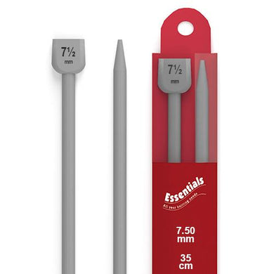 www.thecraftshop.net Whitecroft Essentials - 35cm Knitting Needles - Single Point - 7.5mm / UK1