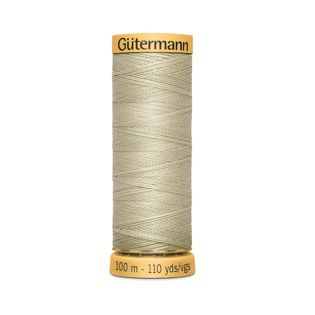 www.thecraftshop.net Gutermann 100% Natural Cotton Sewing Thread - 100m - Col. 718 Porridge