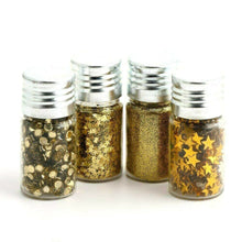 Load image into Gallery viewer, Italian Options - Christmas Craft Glitter Sparkles Sequins Gems Set - Gold
